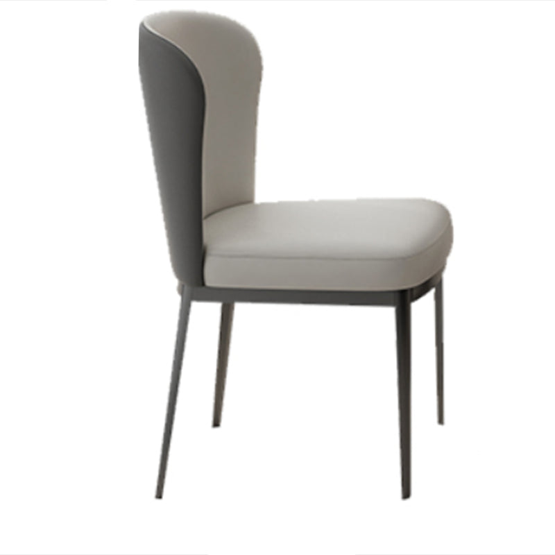 Modern Dining Set 1/7 Pcs Marble Dining Table and Upholstered Chairs