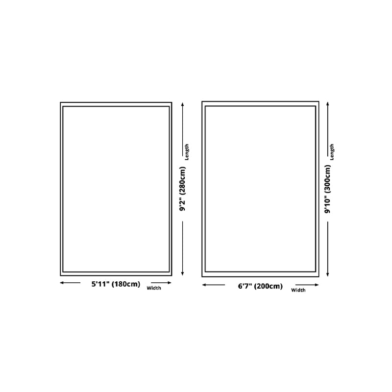 Navy Modern Rug Polyester Color Block Rug Washable Rug for Home Decor