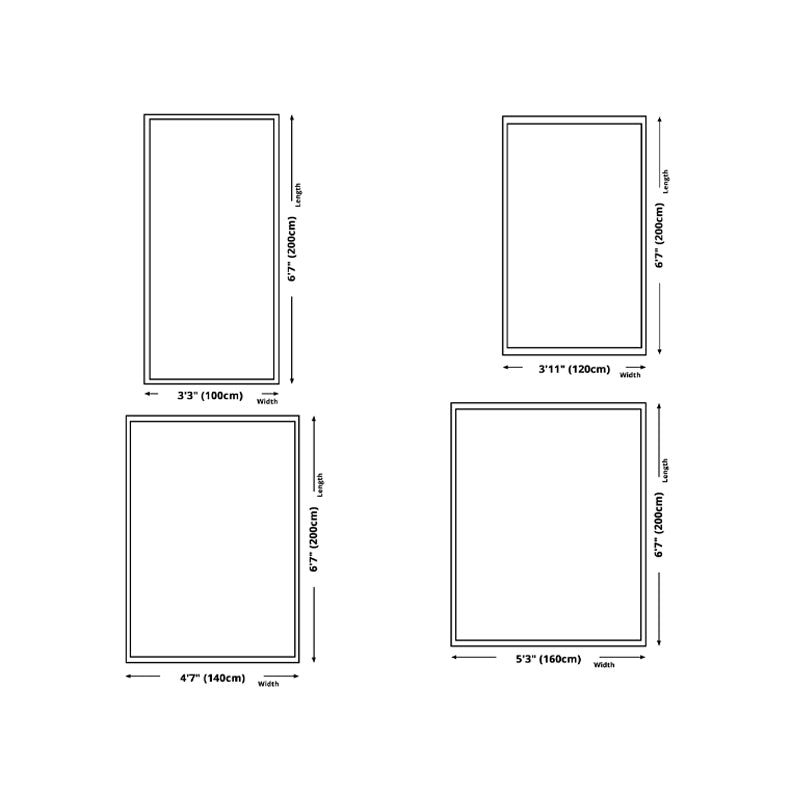 Modern Gray Indoor Rug Polyester Graphic Rug Washable Rug for Home Decoration