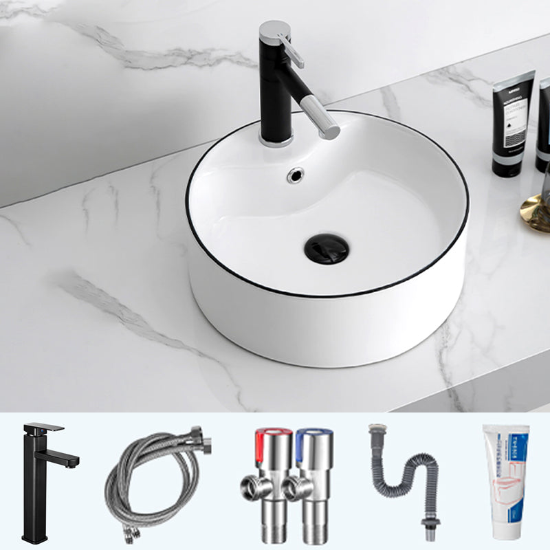 Modern Trough Bathroom Sink Round Trough Bathroom Sink with Basin