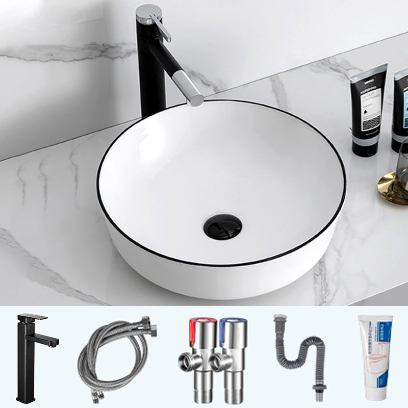Modern Trough Bathroom Sink Round Trough Bathroom Sink with Basin