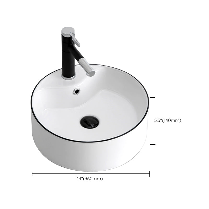Modern Trough Bathroom Sink Round Trough Bathroom Sink with Basin
