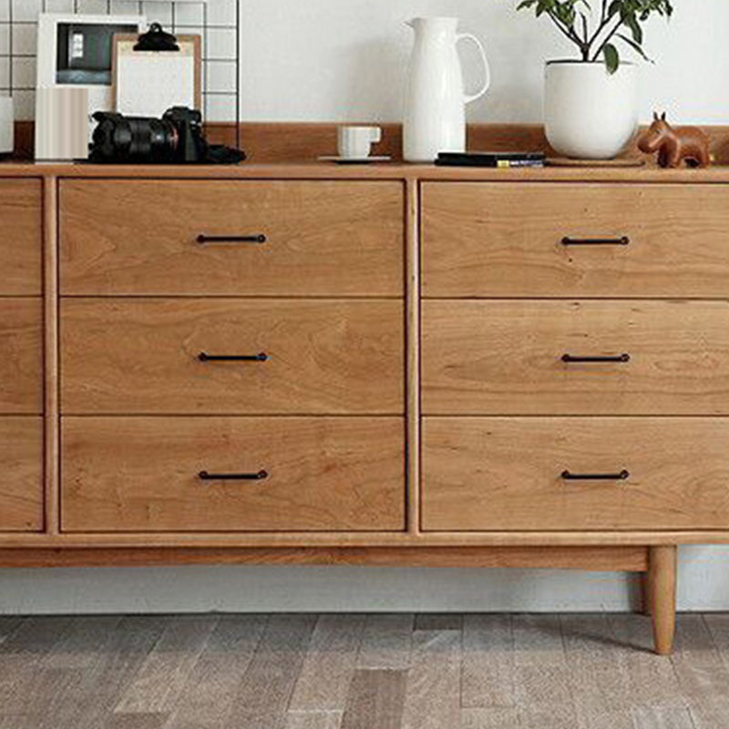 Traditional Storage Chest Dresser Solid Wood Dresser with Drawers