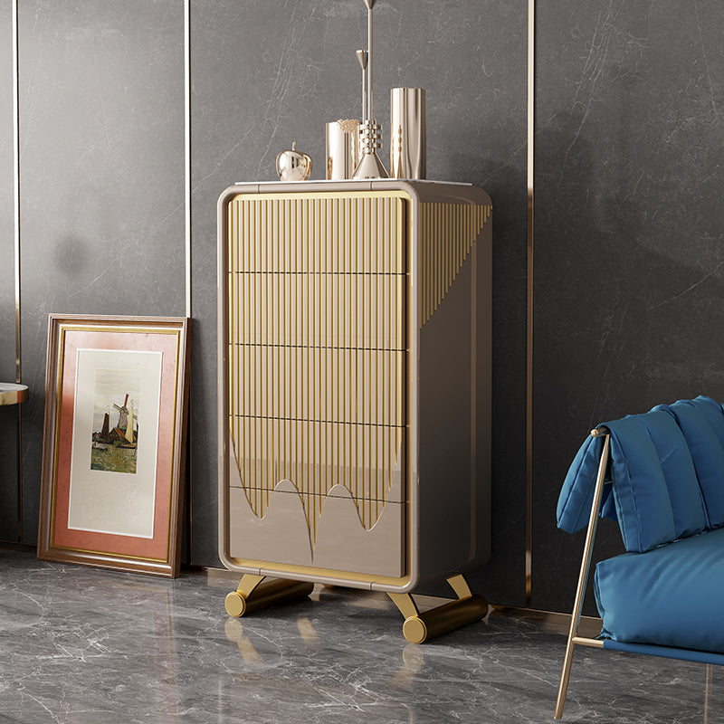 15.6-inch W Classic Glam Storage Chest Stone Storage Chest Dresser