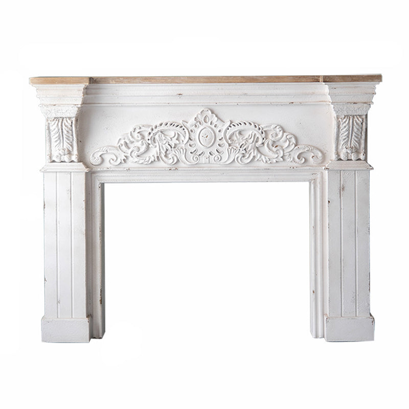 French Country Wood Console Table Rectangle Console Sofa Table for Hall