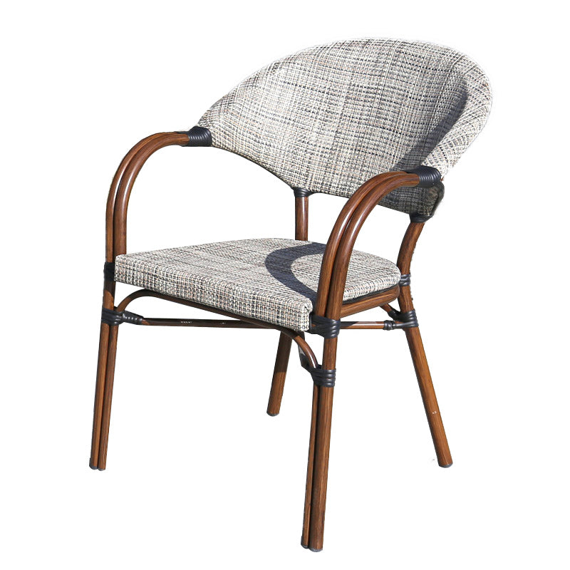 Tropical Patio Dining Side Chair Set of 2/4/6/8 Faux Rattan Dining Side Chair