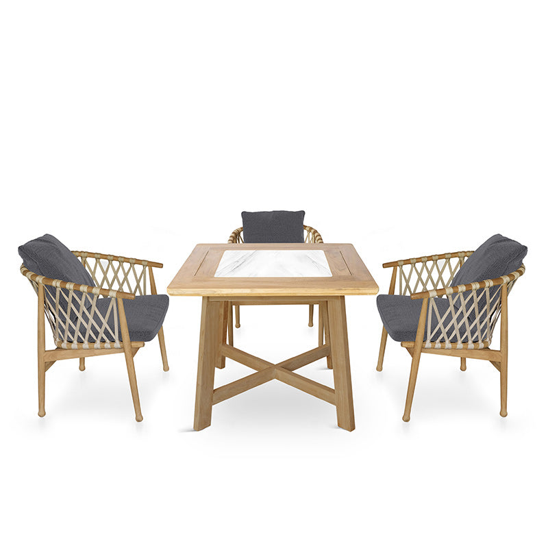 Solid Wood Dining Side Chair Modern Dining Armchair Set of 1/2/4/6/8