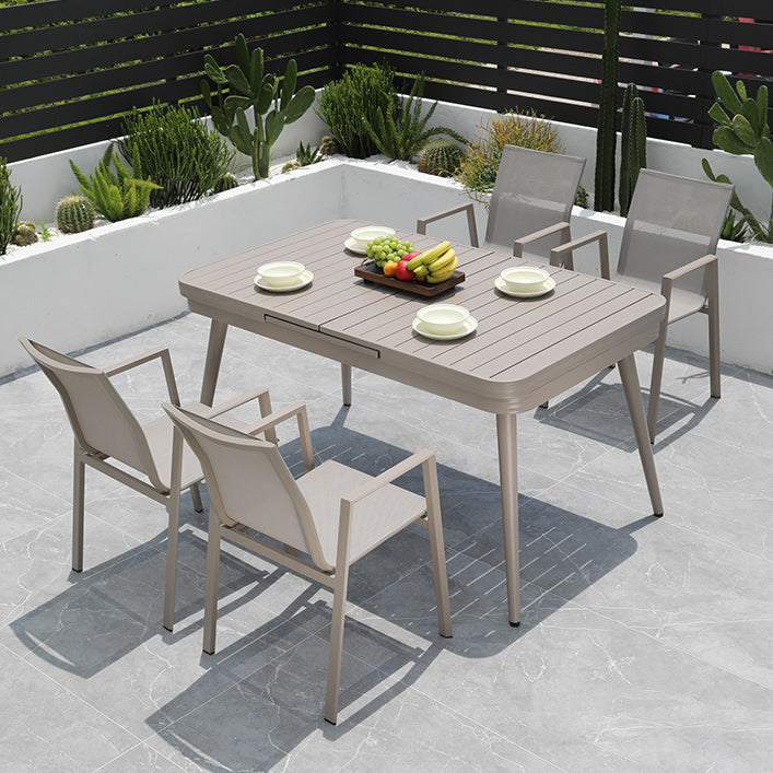 Modern Dining Armchair Set of 2/4/6/8 Metal Patio Dining Chair