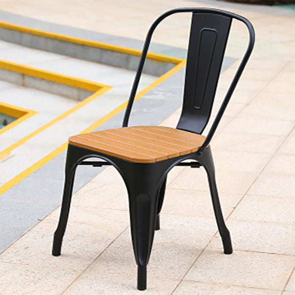 Patio Dining Chair Set of 1/2/4/6/8 Industrial Metal Dining Side Chair