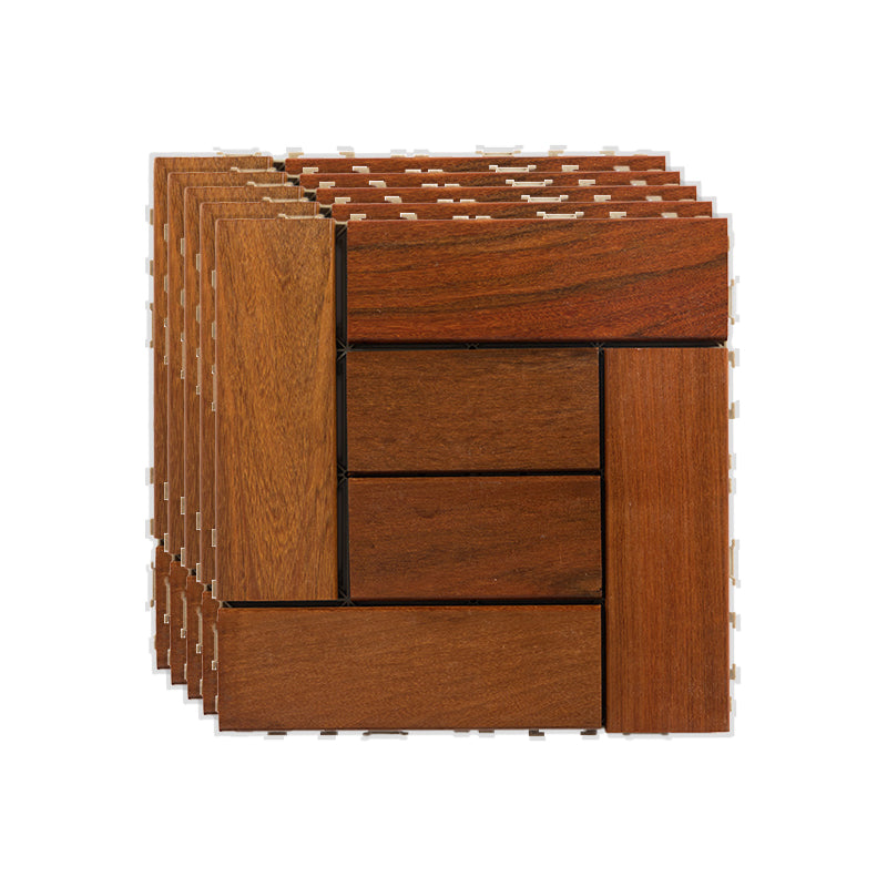 Interlocking Deck Tiles Wood Deck Flooring Tiles for Outdoor Patio