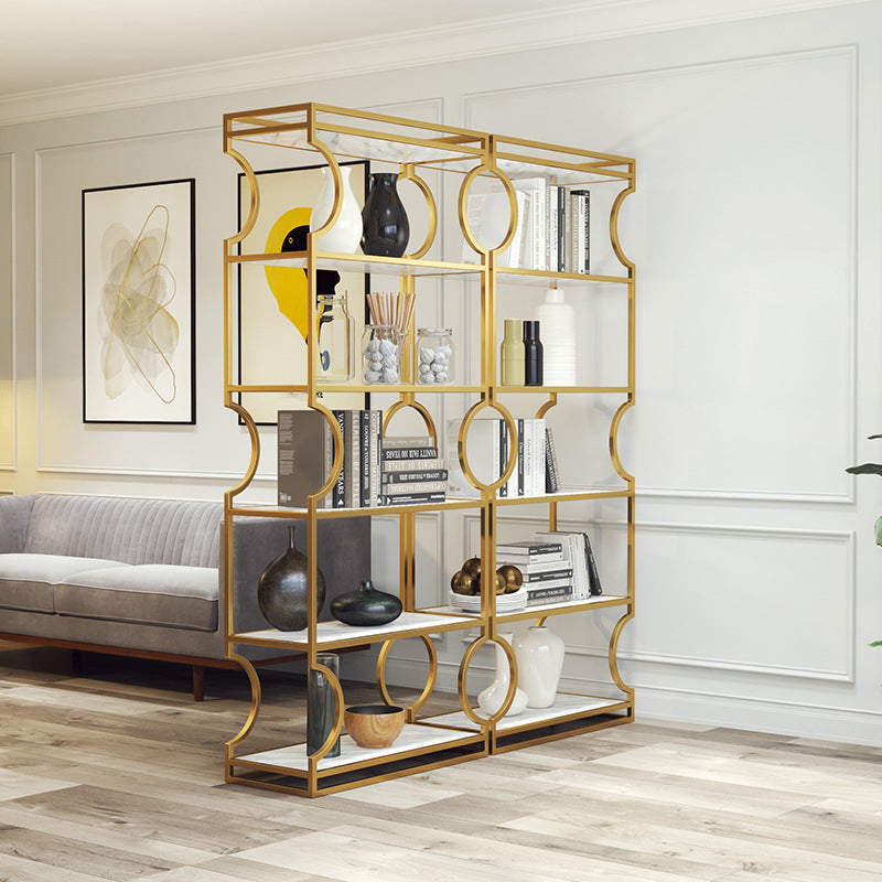 Urban Shelf Bookcase Metal Vertical Bookshelf for Study Room