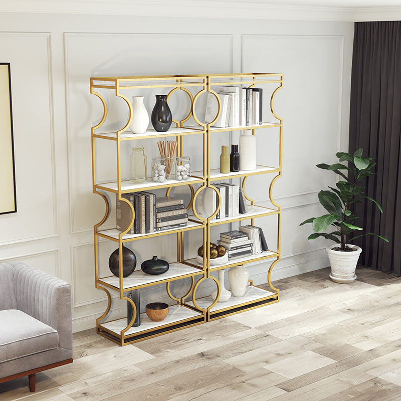 Urban Shelf Bookcase Metal Vertical Bookshelf for Study Room