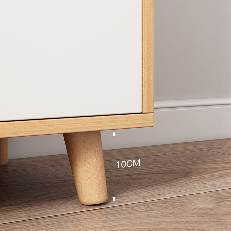 Urban Closed Back Shelf Bookcase Engineered Wood Bookshelf with Cabinets for Study Room