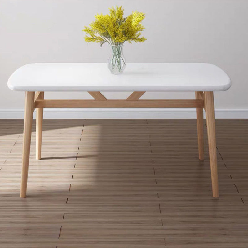 Nordic Style Dining Table Rectangle Dining Table for Home Use