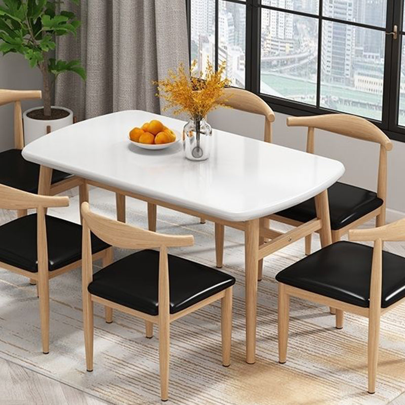 Nordic Style Dining Table Rectangle Dining Table for Home Use