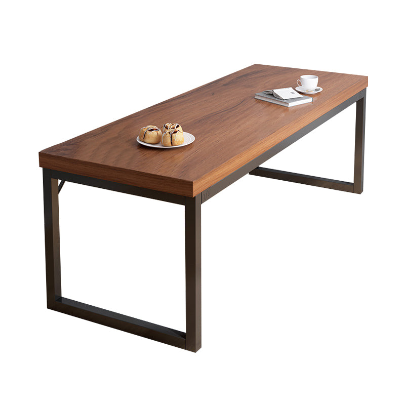 Industrial Style Dining Wood Table Dining Rectangle Table for Home