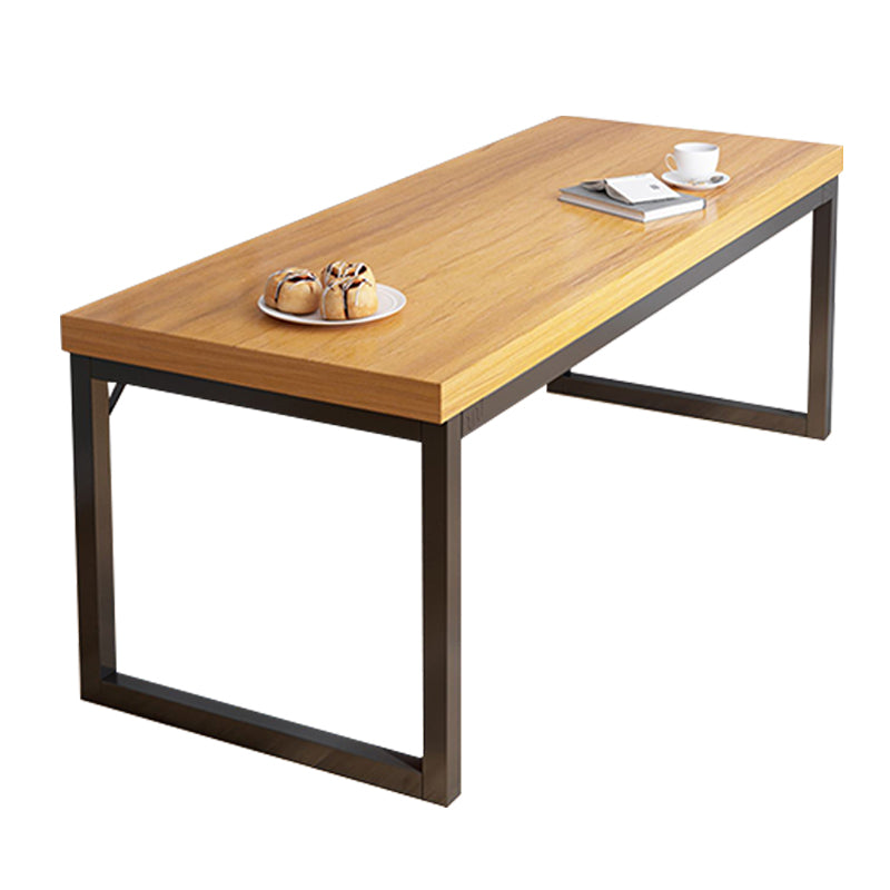 Industrial Style Dining Wood Table Dining Rectangle Table for Home
