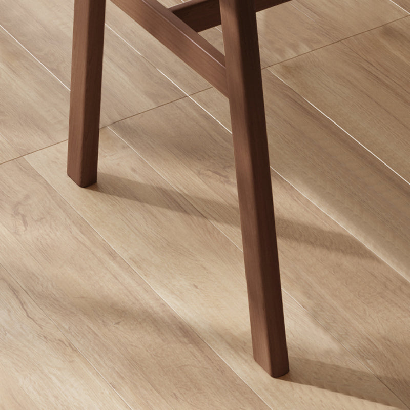 Nordic Wood Dining Table Dining Rectangle Table with Metal Legs