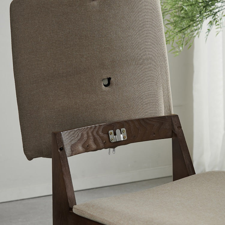 Dining Room Industrial Chair Upholstered Armless Dining Chairs