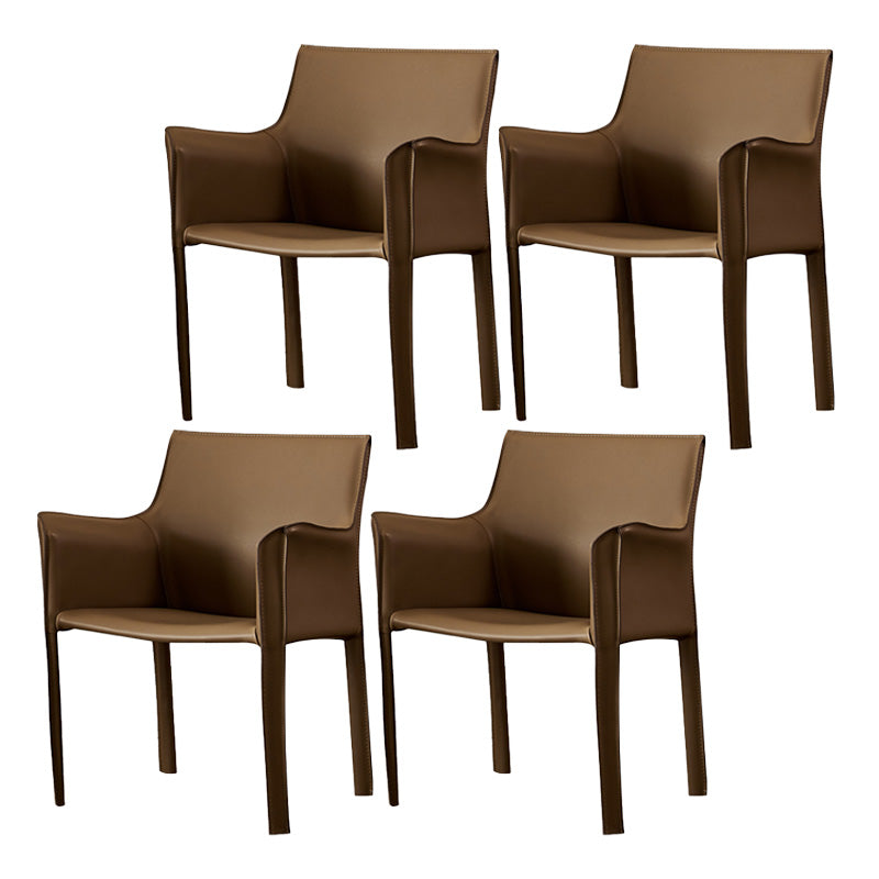 Indoor Dining Side Chair Parsons Metal Legs Dining Room Chair