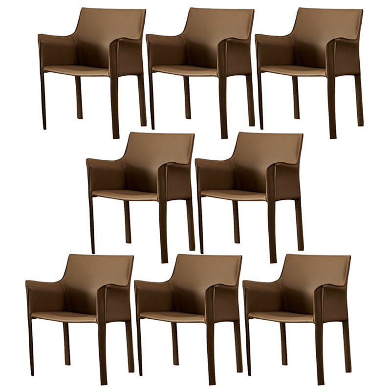 Indoor Dining Side Chair Parsons Metal Legs Dining Room Chair