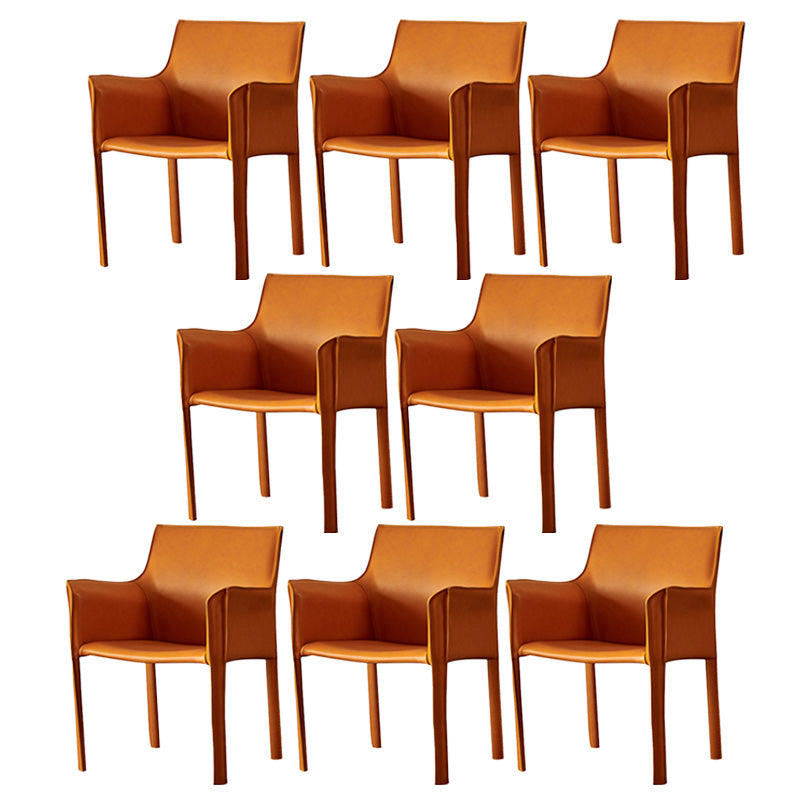 Indoor Dining Side Chair Parsons Metal Legs Dining Room Chair