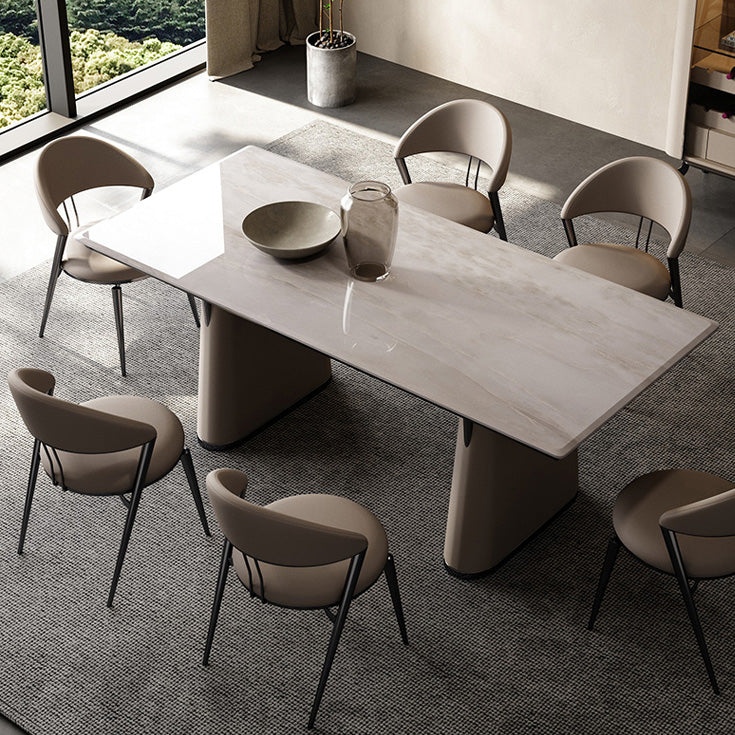 Contemporary Dining Chair Kitchen Open Back Dining Side Chair