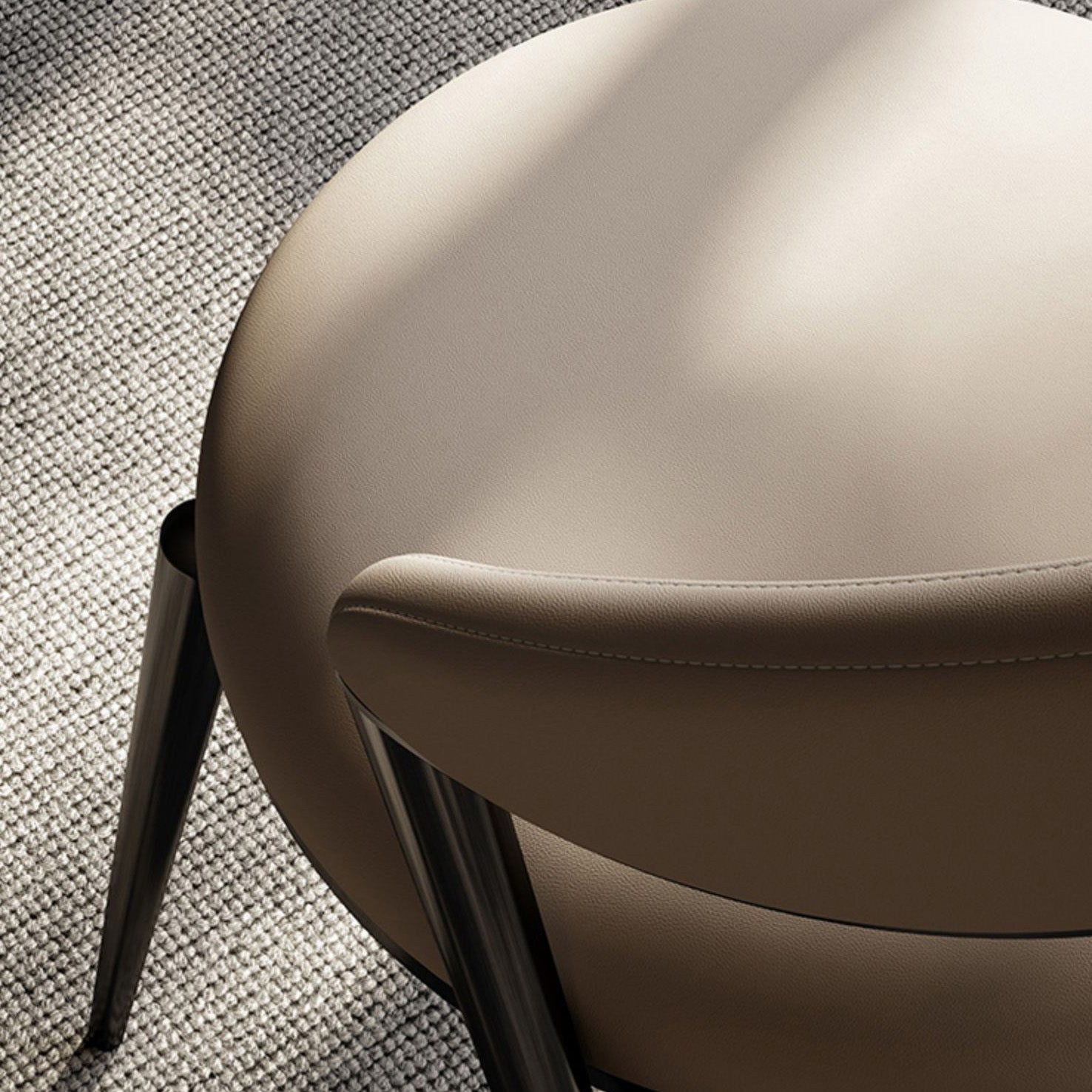 Contemporary Dining Chair Kitchen Open Back Dining Side Chair