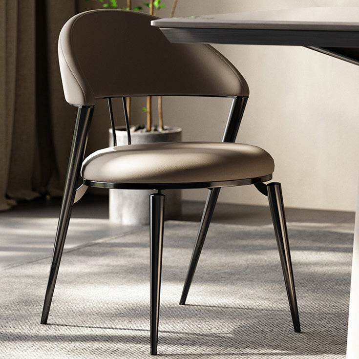 Contemporary Dining Chair Kitchen Open Back Dining Side Chair