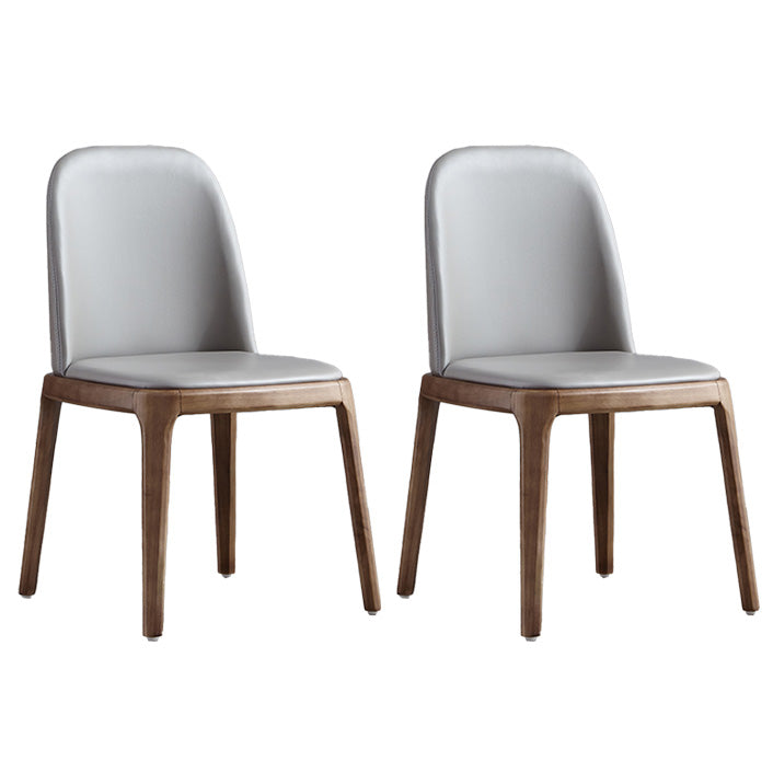 Industrial Indoor-Outdoor Dining Chair Parsons Chair with Upholstered