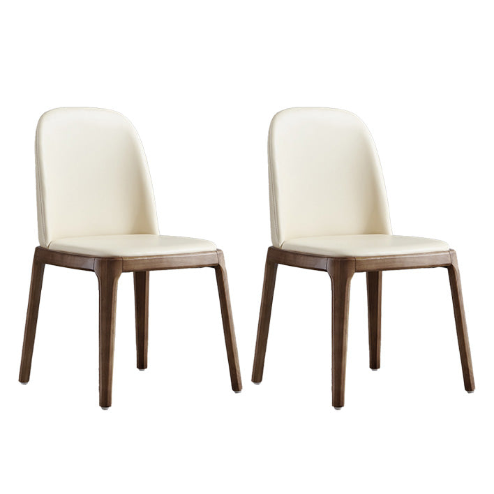 Industrial Indoor-Outdoor Dining Chair Parsons Chair with Upholstered