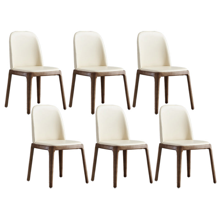 Industrial Indoor-Outdoor Dining Chair Parsons Chair with Upholstered