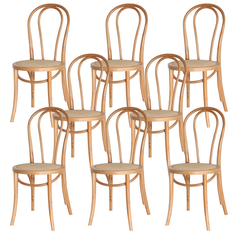 Armless Kitchen Dining Side Chair Wood Windsor Dining Side Chair