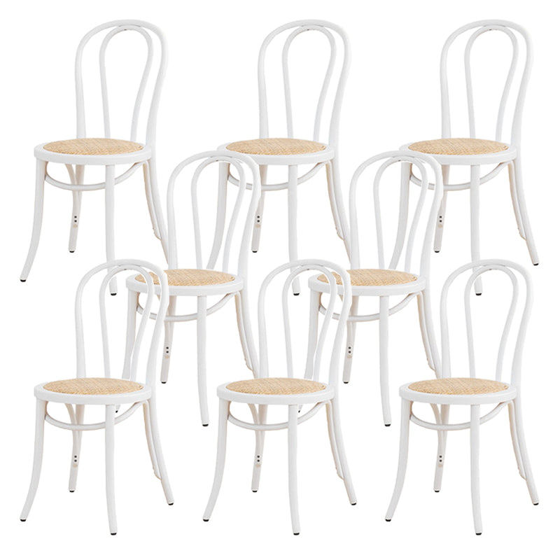 Armless Kitchen Dining Side Chair Wood Windsor Dining Side Chair