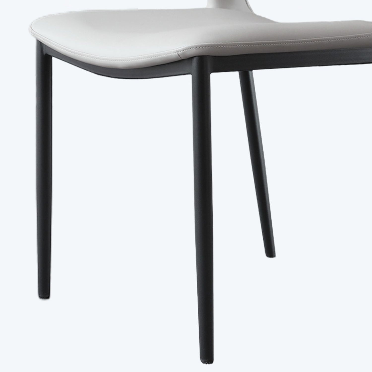 Industrial Kitchen Dining Side Chair Open Back Metal Side Chair