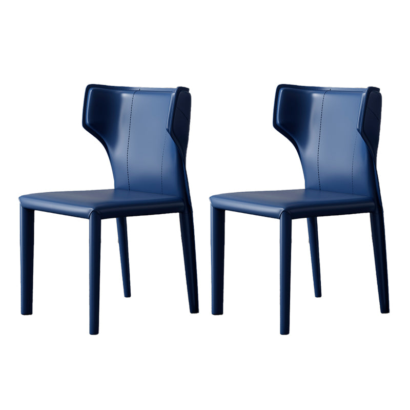 Modern Indoor Dining Room Chair Wingback Upholstered Side Chair