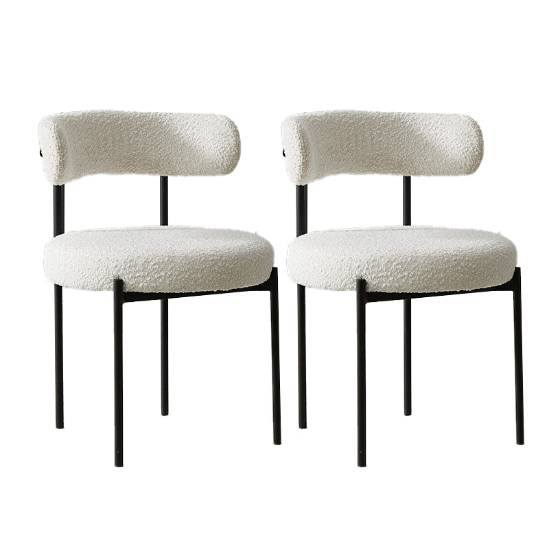 Contemporary Dining Accent Chair Armless Chair with Upholstered