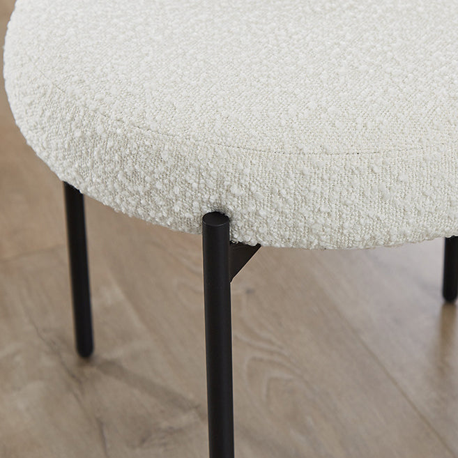 Contemporary Dining Accent Chair Armless Chair with Upholstered