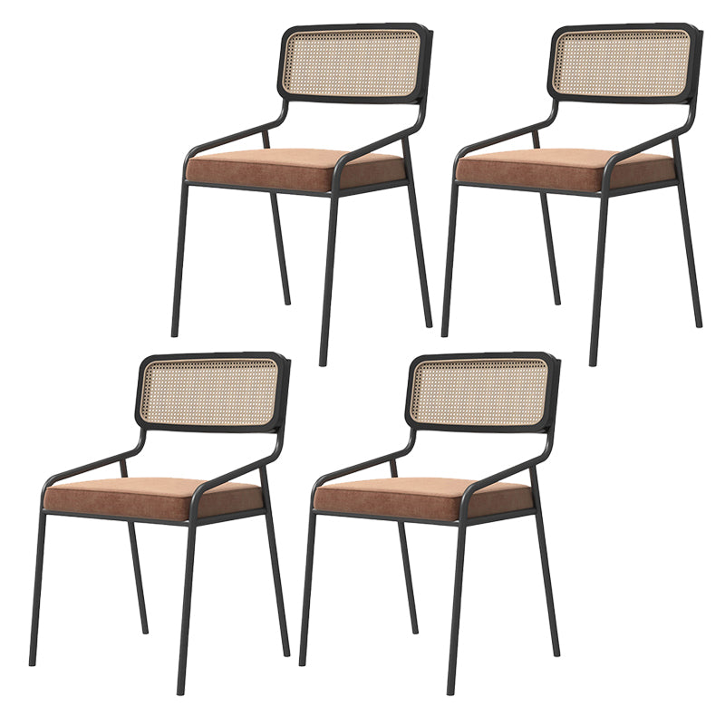 Modern Indoor Dining Room Chair Upholstered Armless Side Chair