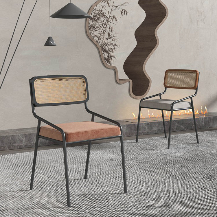 Modern Indoor Dining Room Chair Upholstered Armless Side Chair