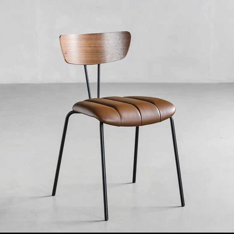 Contemporary Home Stacking Dining Chair Upholstered Side Chair