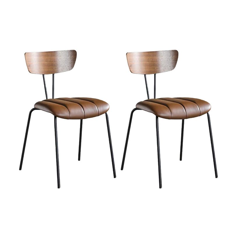 Contemporary Home Stacking Dining Chair Upholstered Side Chair