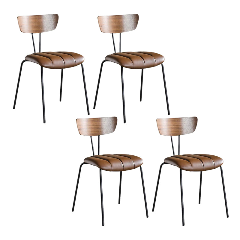 Contemporary Home Stacking Dining Chair Upholstered Side Chair