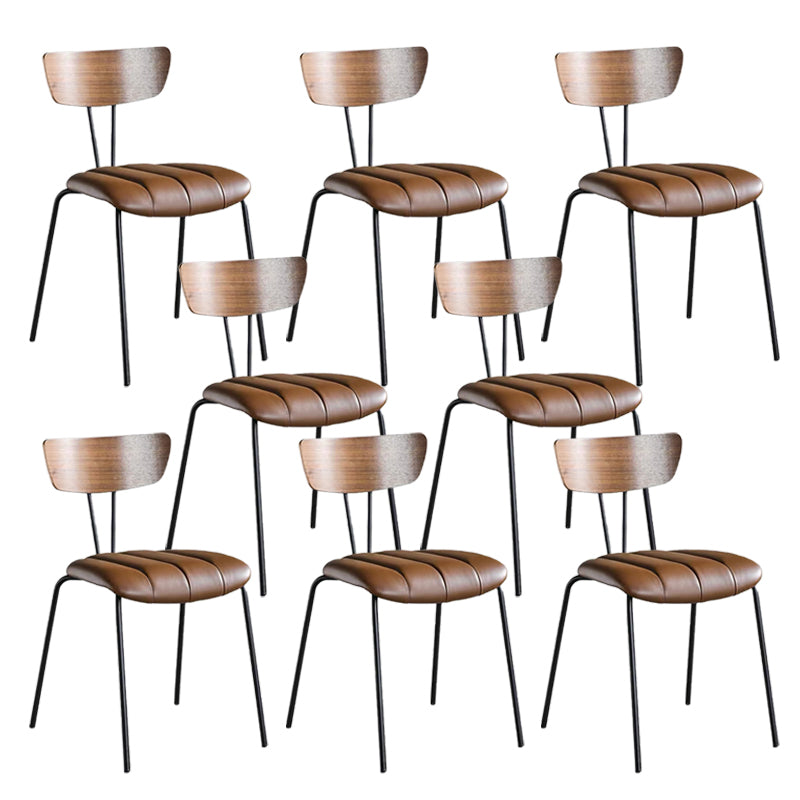 Contemporary Home Stacking Dining Chair Upholstered Side Chair