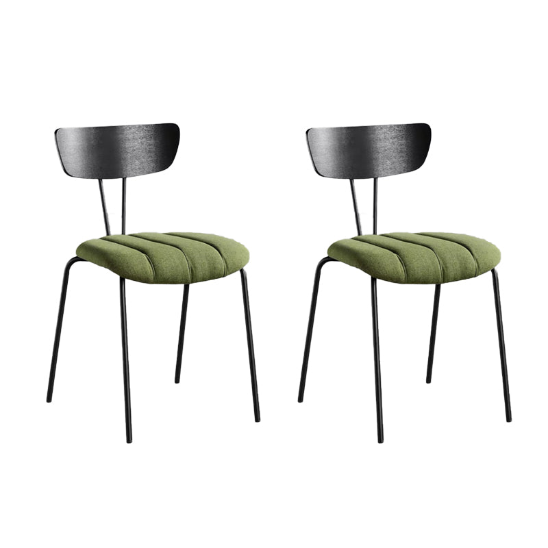 Contemporary Home Stacking Dining Chair Upholstered Side Chair