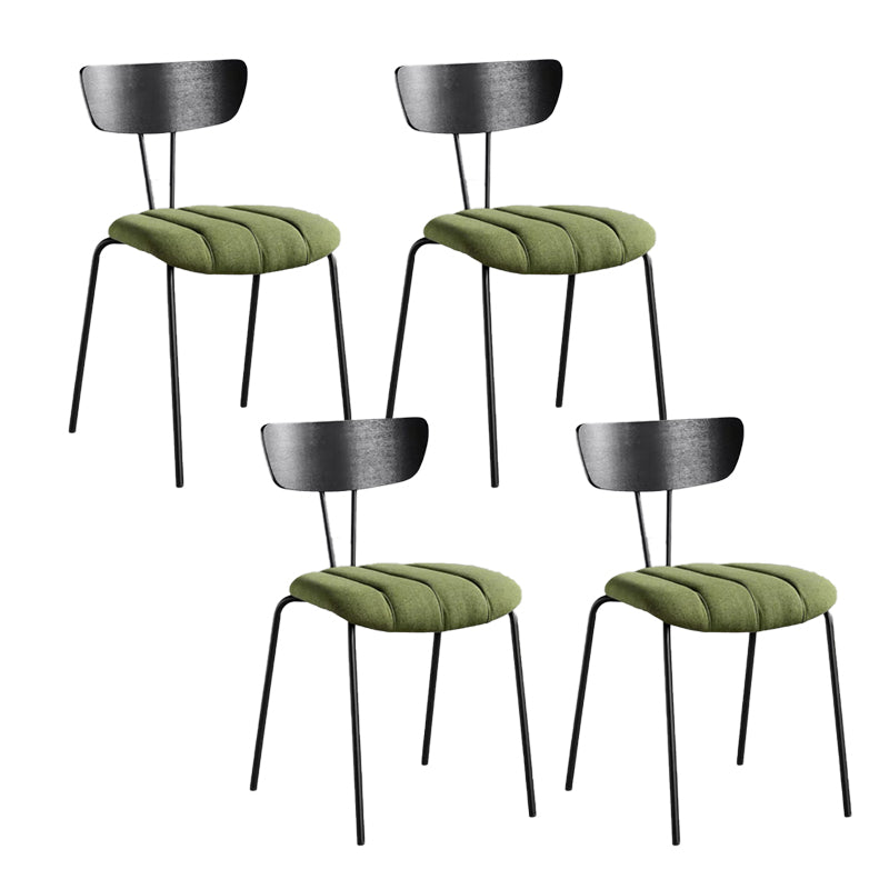 Contemporary Home Stacking Dining Chair Upholstered Side Chair
