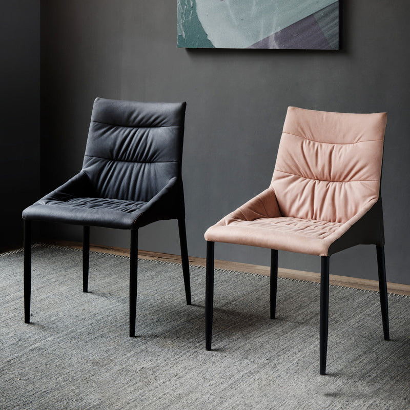 Home Dining Room Arm Chair Black Legs Upholstered Dining Chair