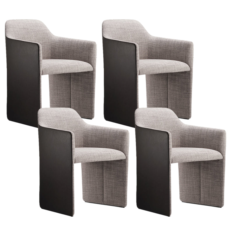 Dining Room Upholstered Arm Chair Contemporary Parsons Chair