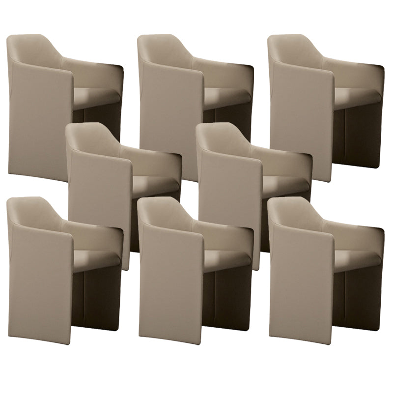 Dining Room Upholstered Arm Chair Contemporary Parsons Chair