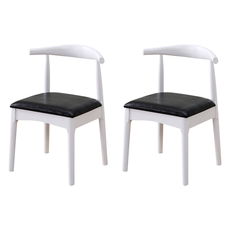 Wood Side Dining Chairs Modern Style Indoor-Outdoor Side Chair